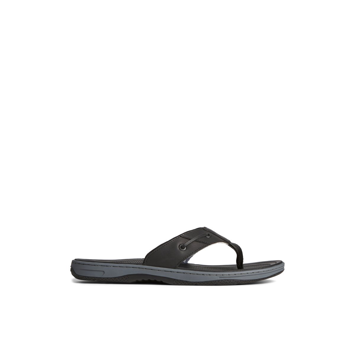 Baitfish Leather Flip Flop Black Men s Sandals Sperry Canada